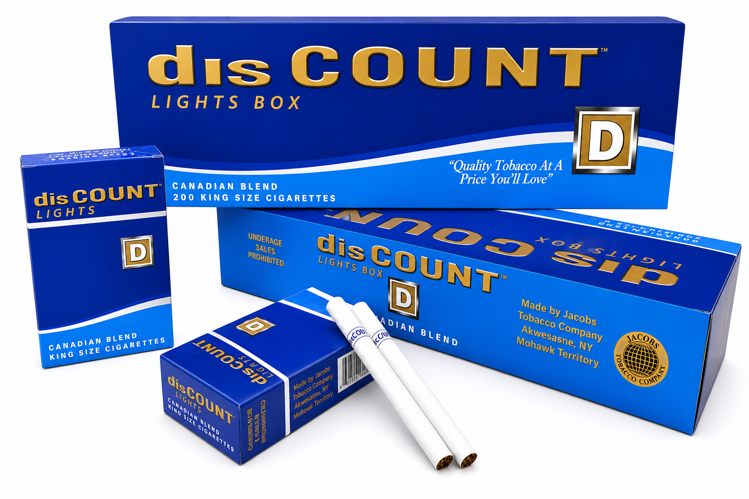 Discount Light 20's - HALF CASE | 25 Cartons (BULK ORDER)