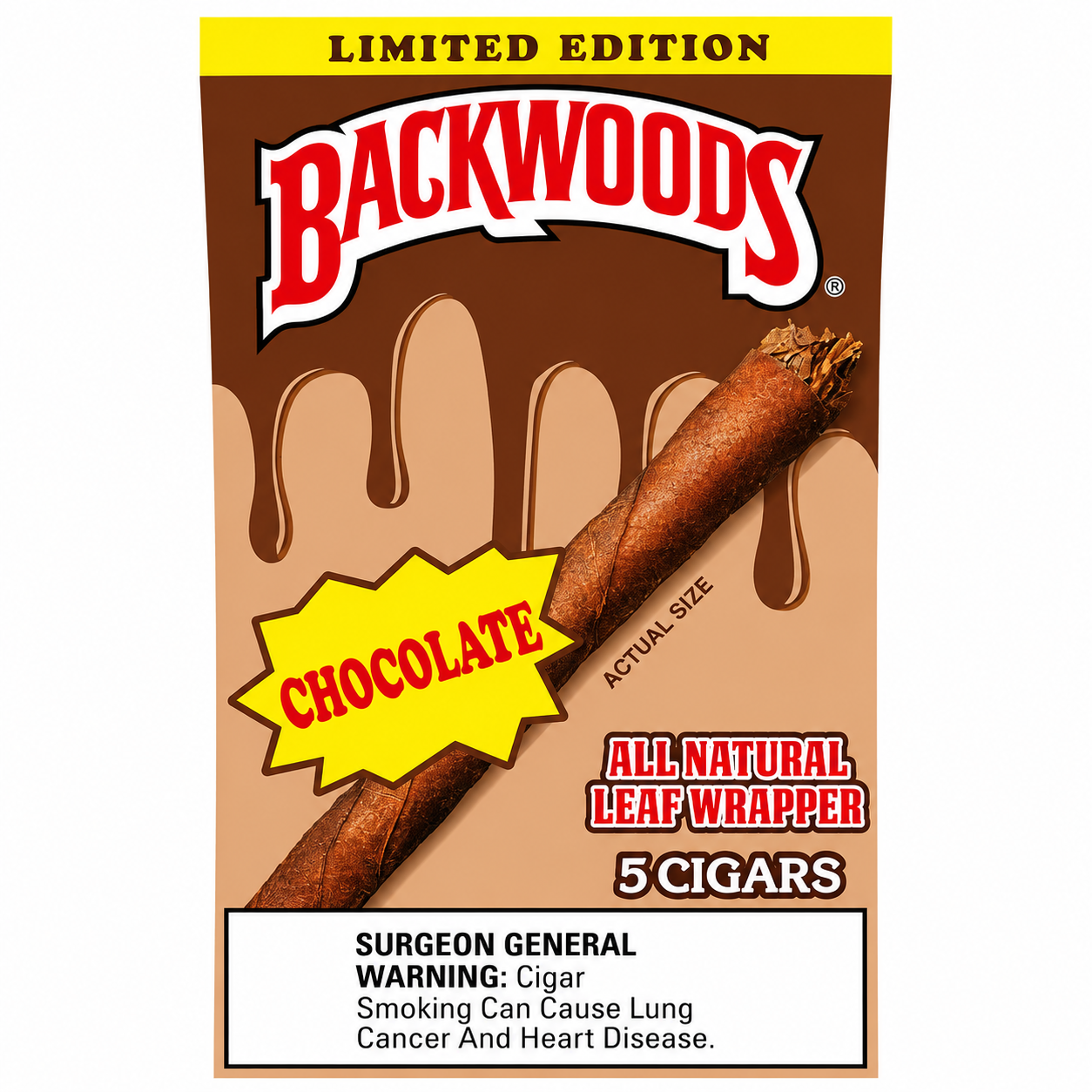 Backwoods Cigars 5-Pack Pouch - Chocolate