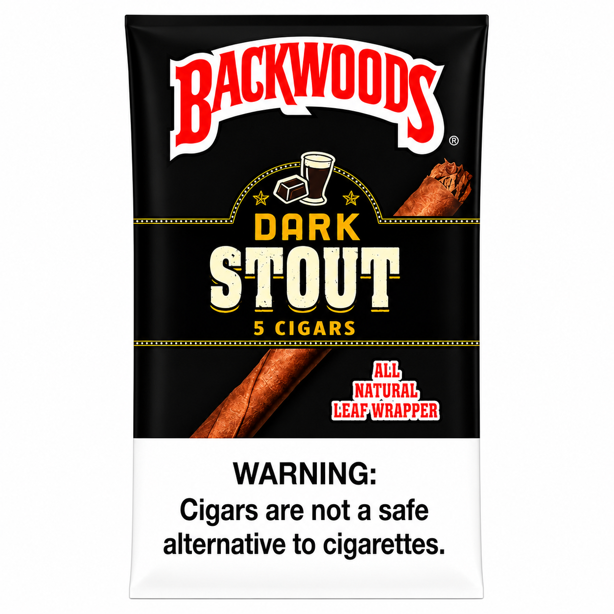 Backwoods Cigars 5-Pack Pouch - Dark Stout