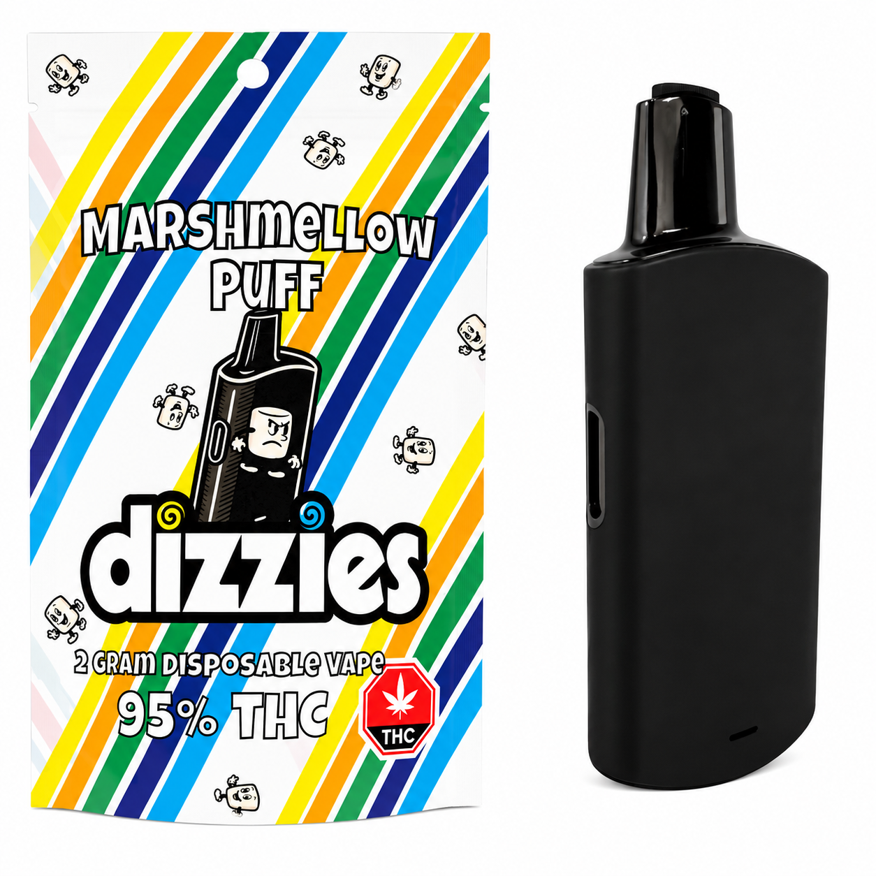 Dizzies Marshmellow Puff CO₂ Distillate Vape - 2g