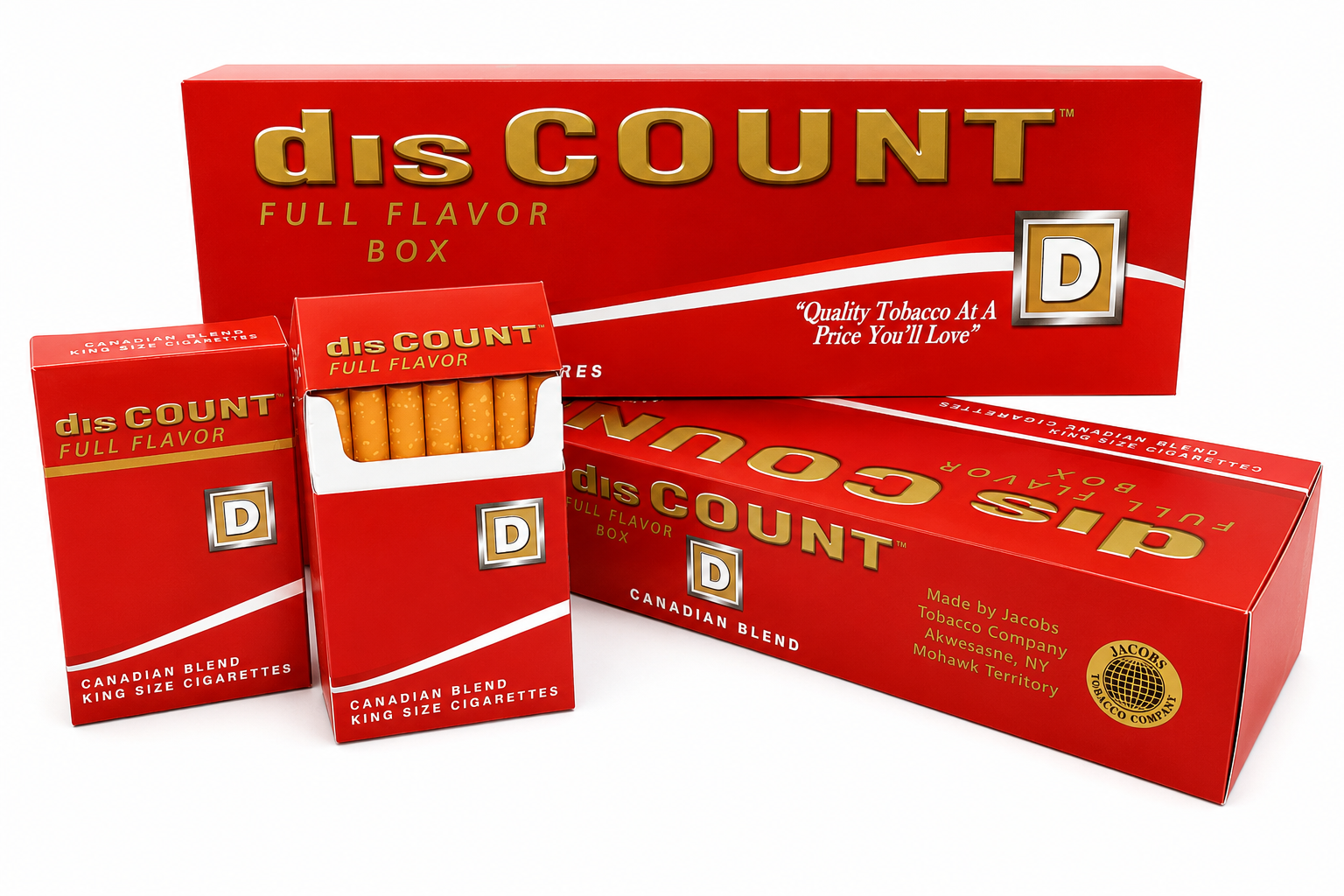 Discount Full Flavor 20's - CASE | 50 Cartons (BULK ORDER)