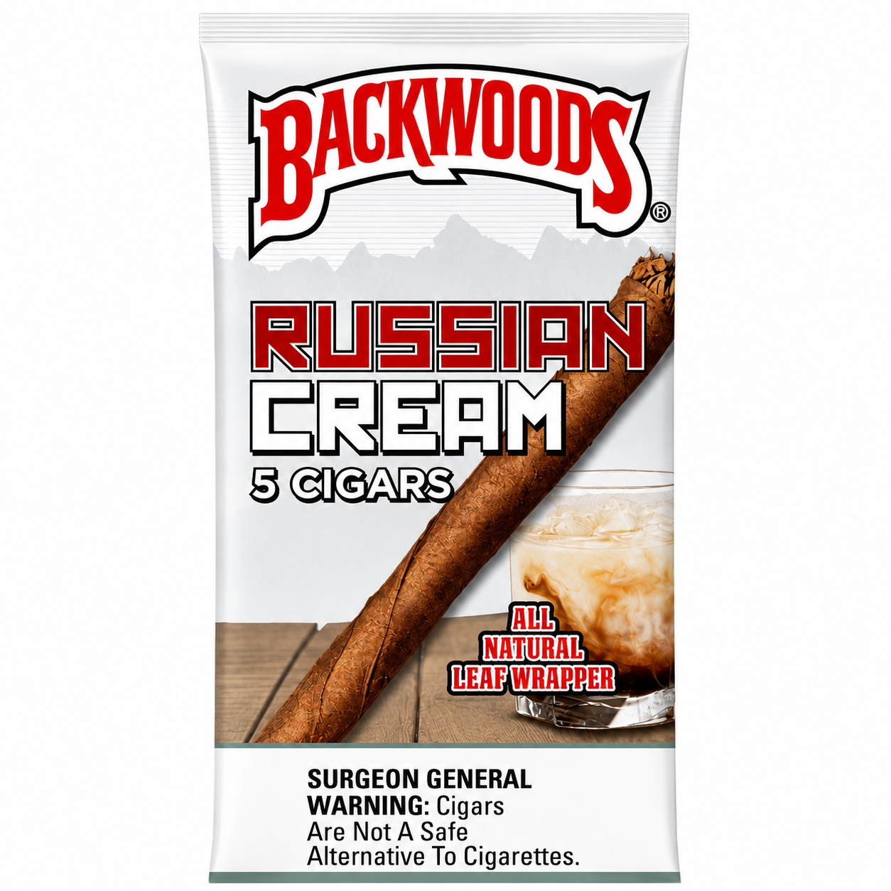 Backwoods Cigars 5-Pack Pouch - Russian Cream