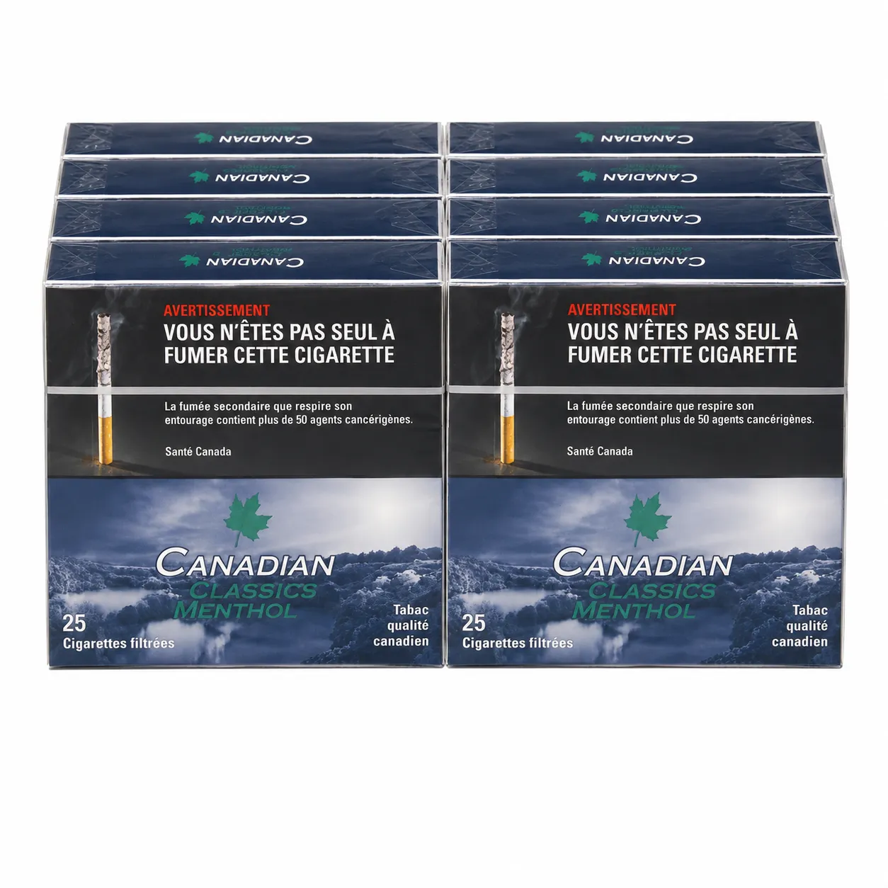 Canadian Classic Menthol 25’s Cigarettes - Carton