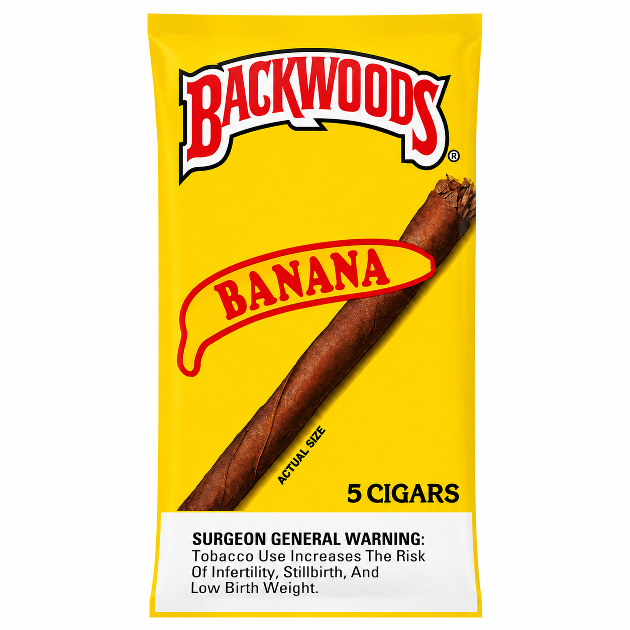 Backwoods Cigars 5-Pack Pouch - Banana