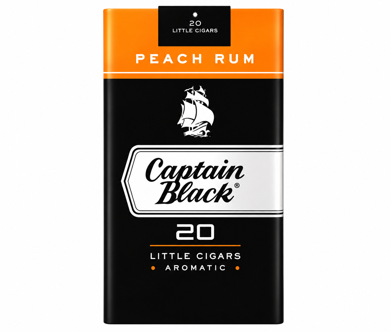 Captain Black Peach Rum - Single Pack 