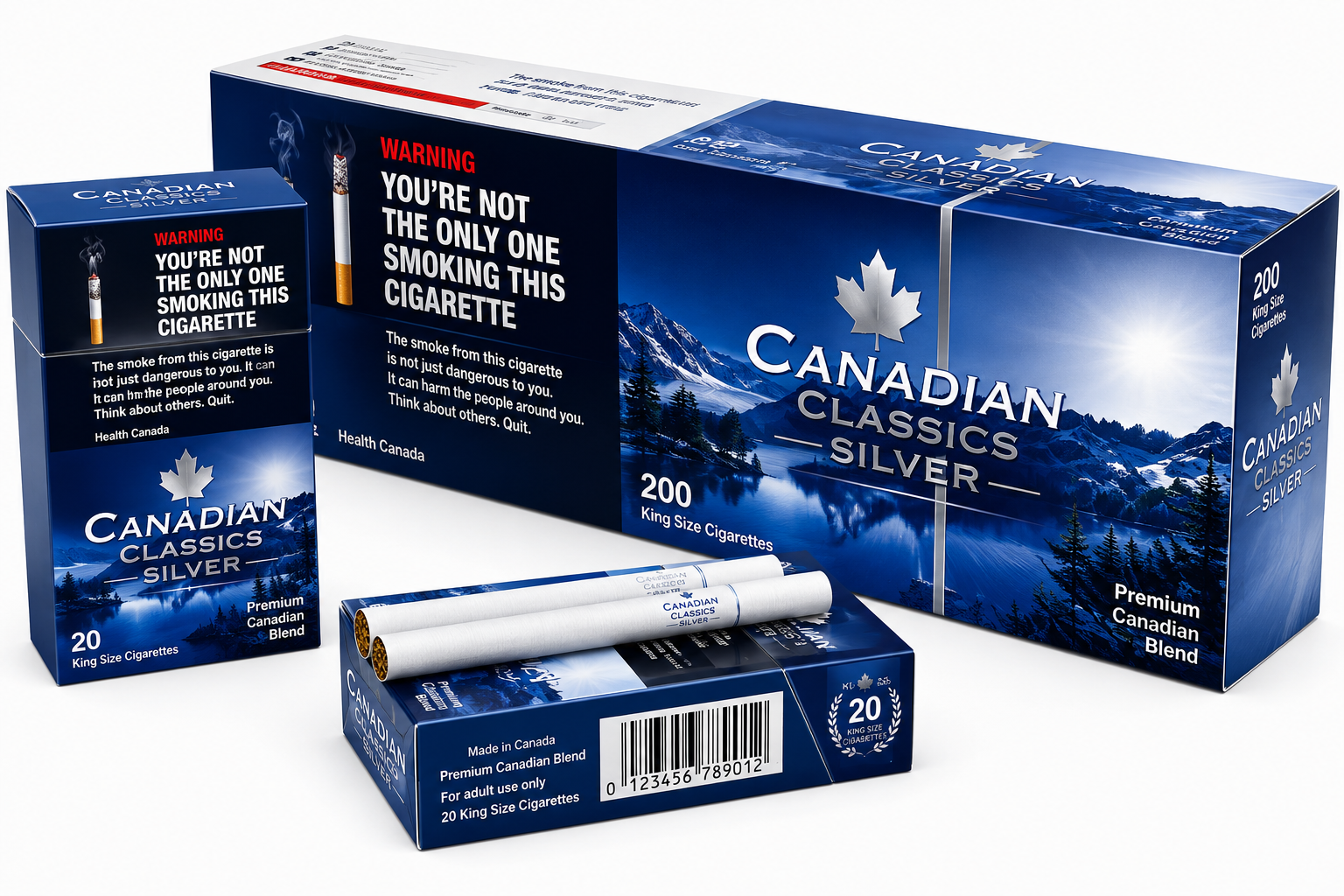 Canadian Classics Silver 20's - Carton