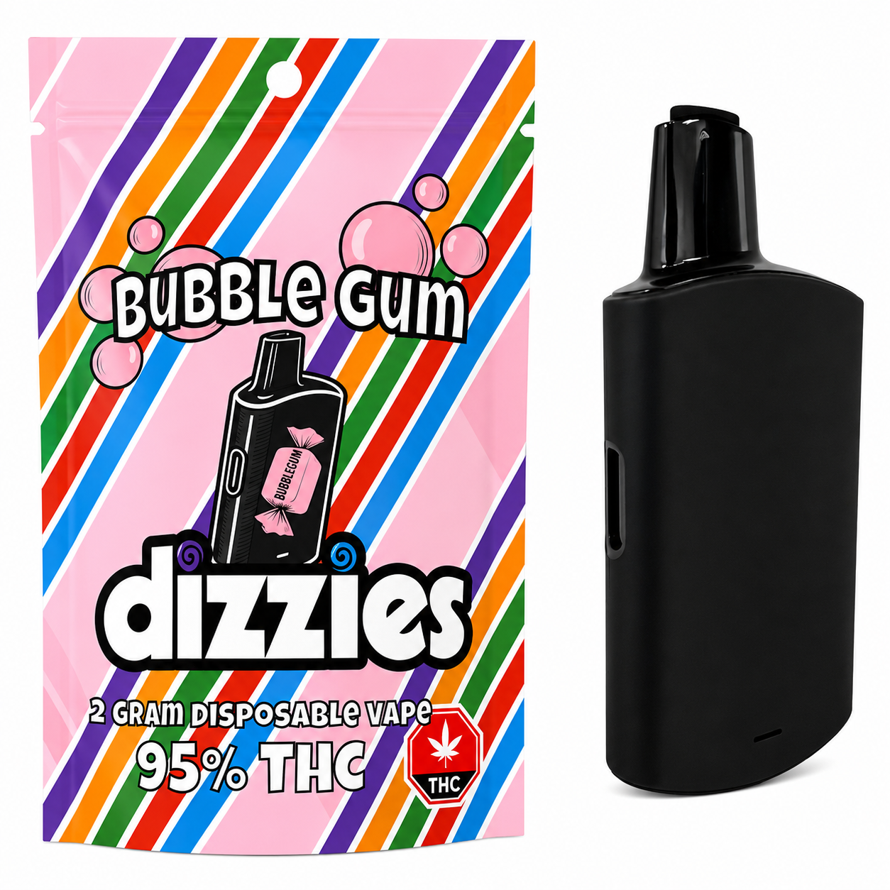 Dizzies Bubble Gum CO₂ Distillate Vape - 2g
