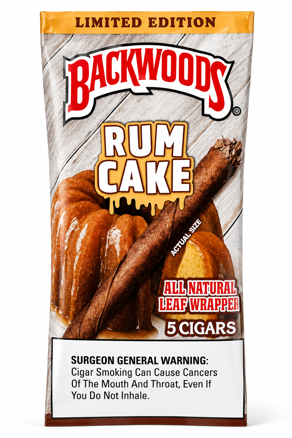 Backwoods - Rum Cake Cigars - 5pk