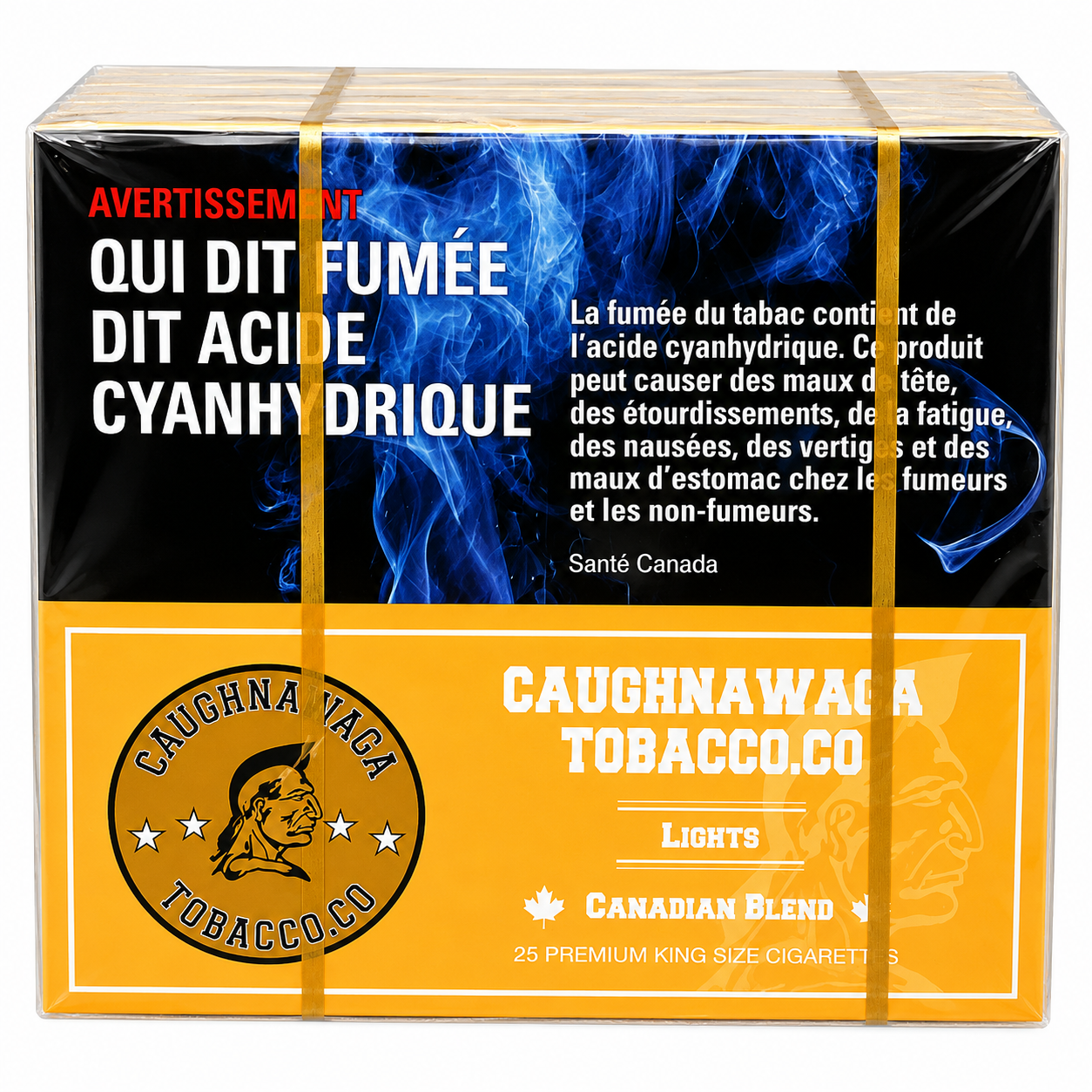 Caughnawaga Light 25's Cigarettes - Carton