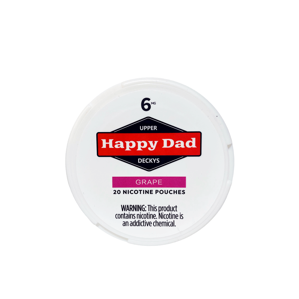 Happy Dad Nicotine Pouch 9mg - Grape