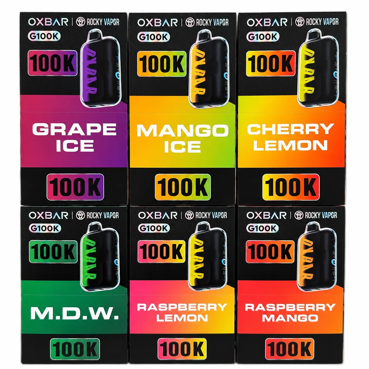 Oxbar Rocky Vapour 100k Nicotine Vapes