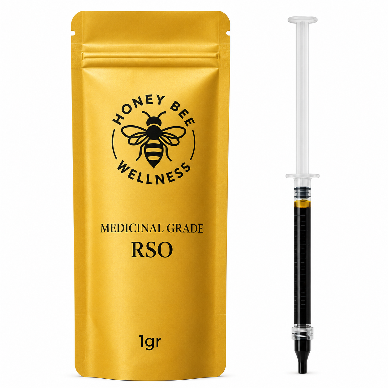 Honey Bee Wellness Rick Simpson Oil (RSO) - 1g