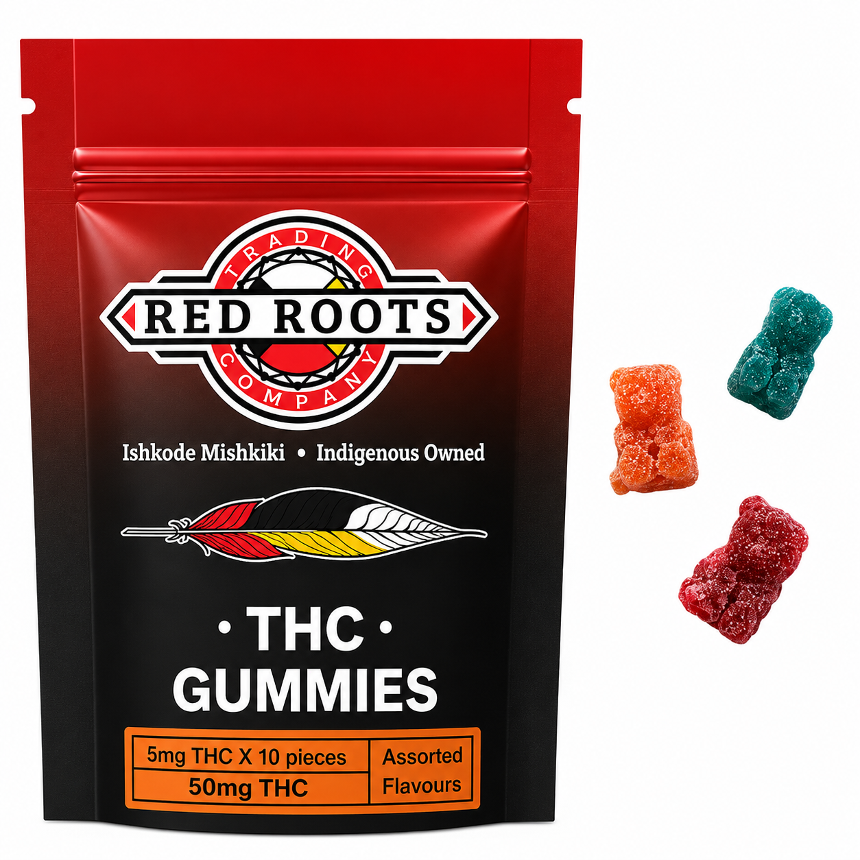 Red Roots Gummies - 50mg