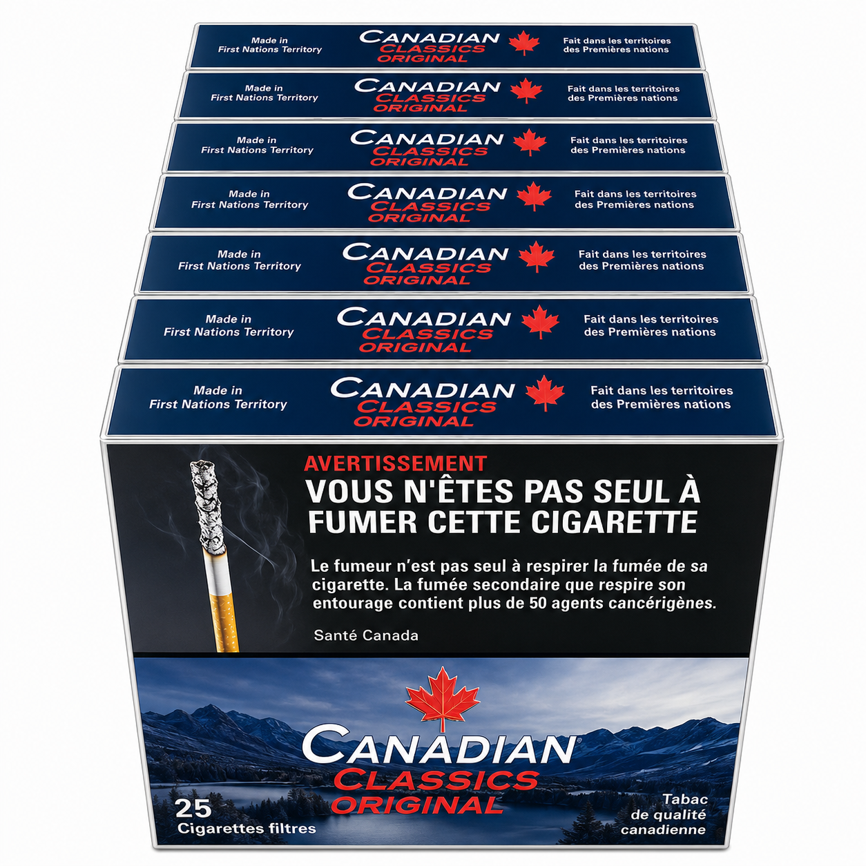 Canadian Classics Original 25's Cigarettes - Carton
