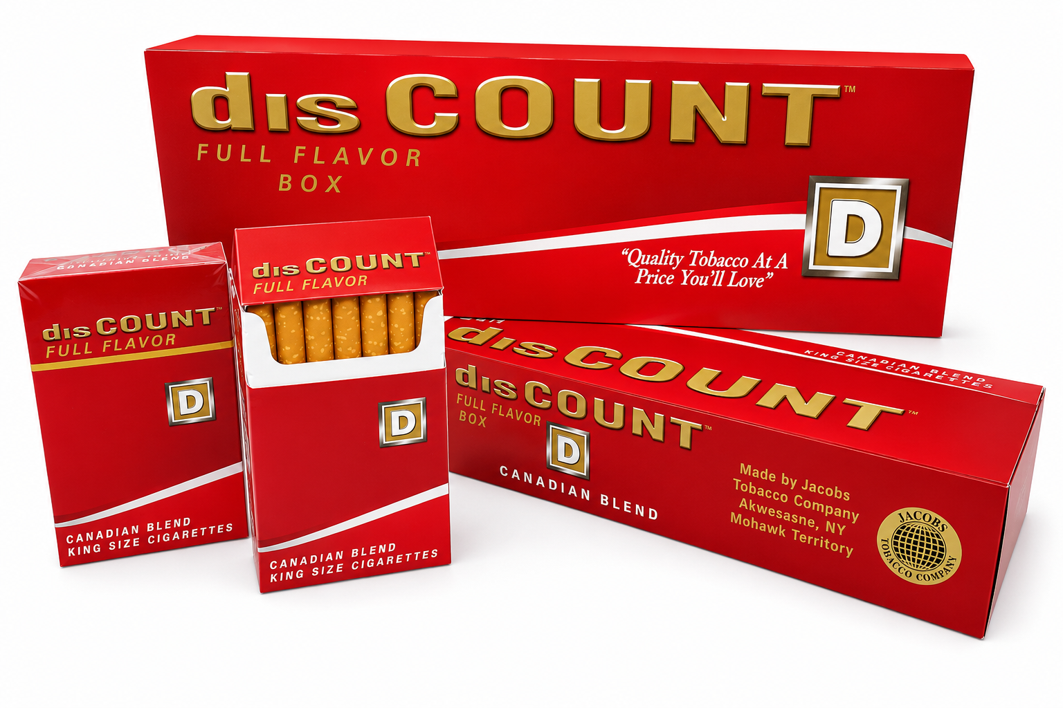 Discount Full Flavor 20's - HALF CASE | 25 Cartons (BULK ORDER)