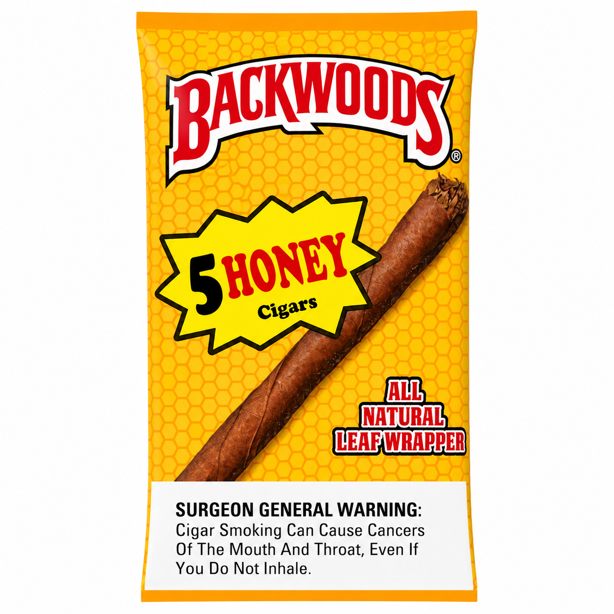 Backwoods Cigars 5-Pack Pouch - Honey