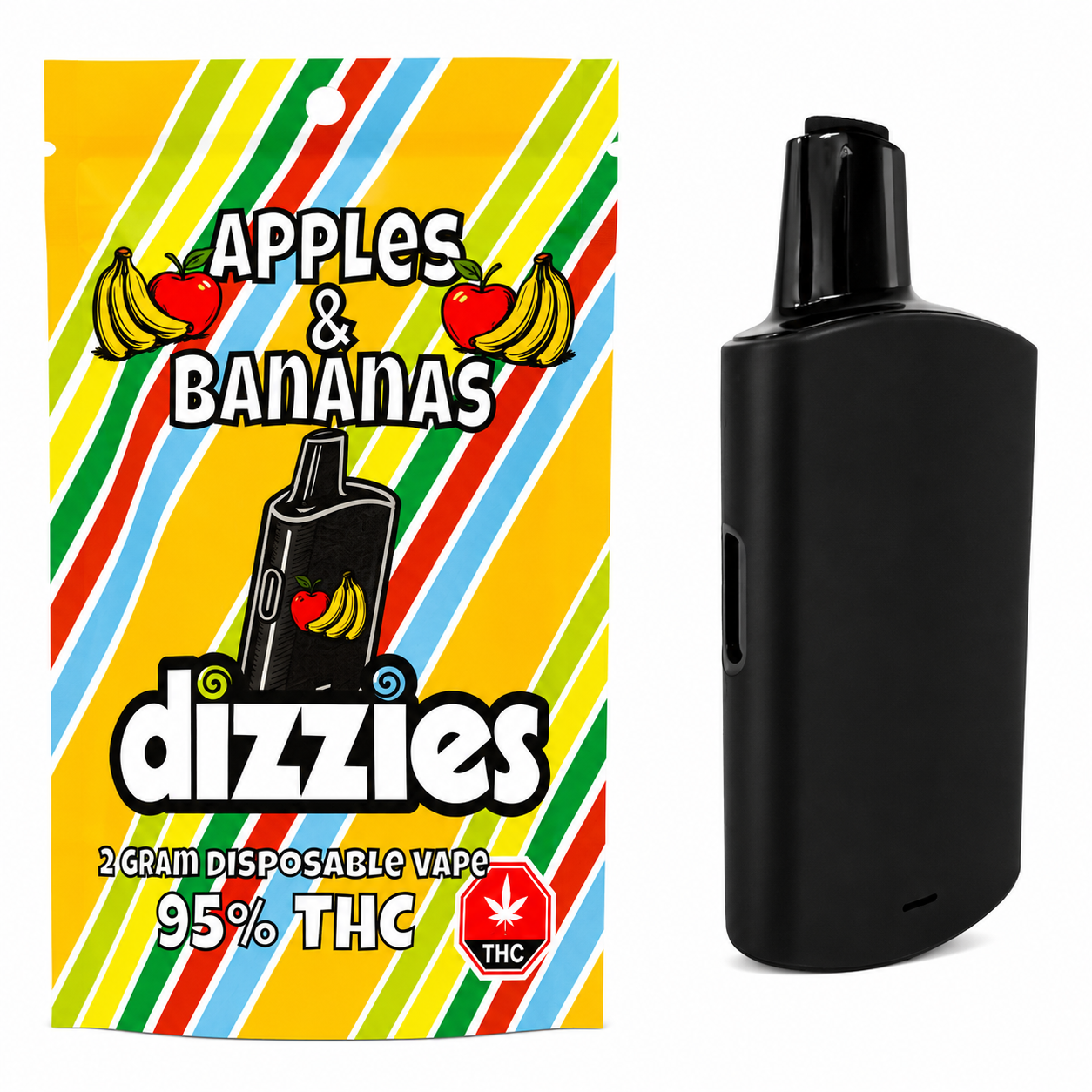 Dizzies Apples & Bananas CO₂ Distillate Vape - 2g