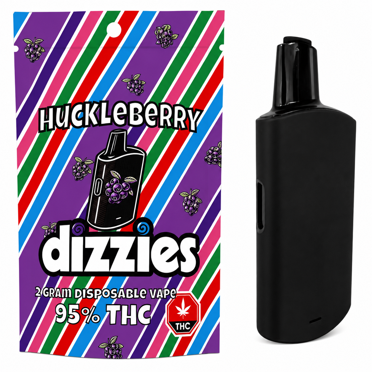 Dizzies Huckleberry CO₂ Distillate Vape - 2g