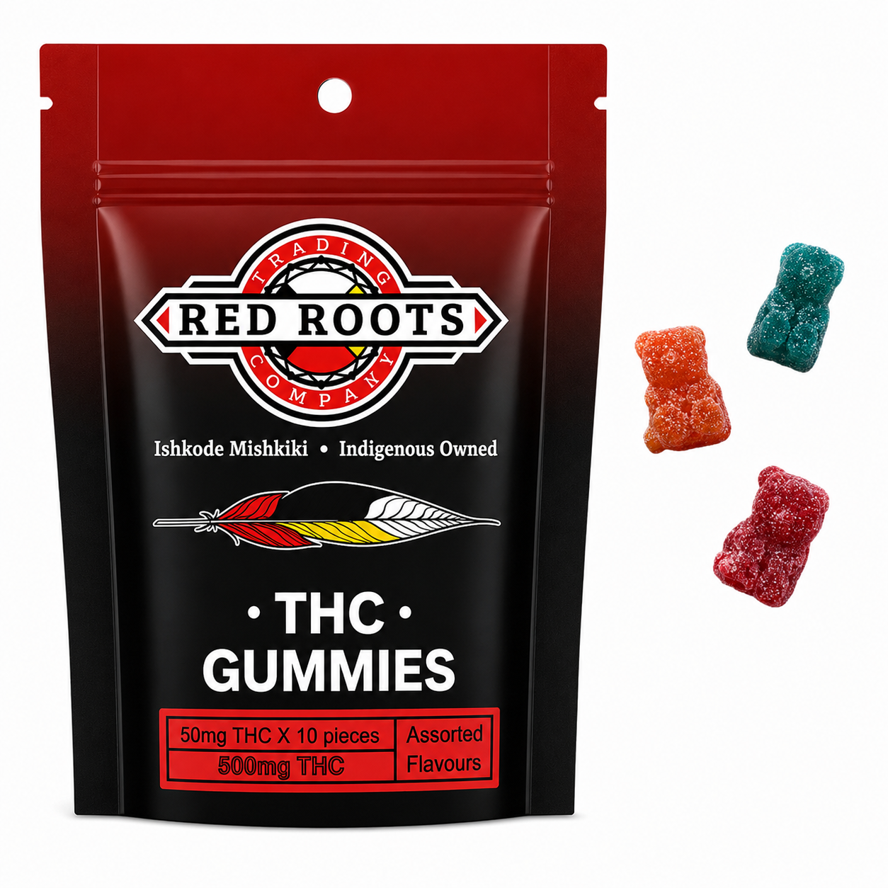 Red Roots Gummies - 500mg