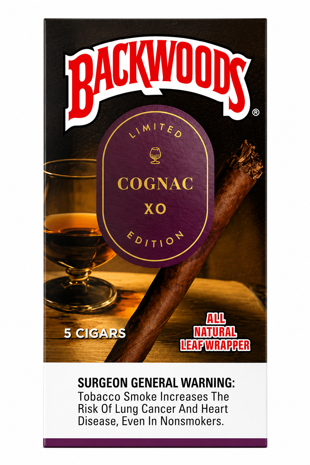 Backwoods - Cognac Cigars - 5pk