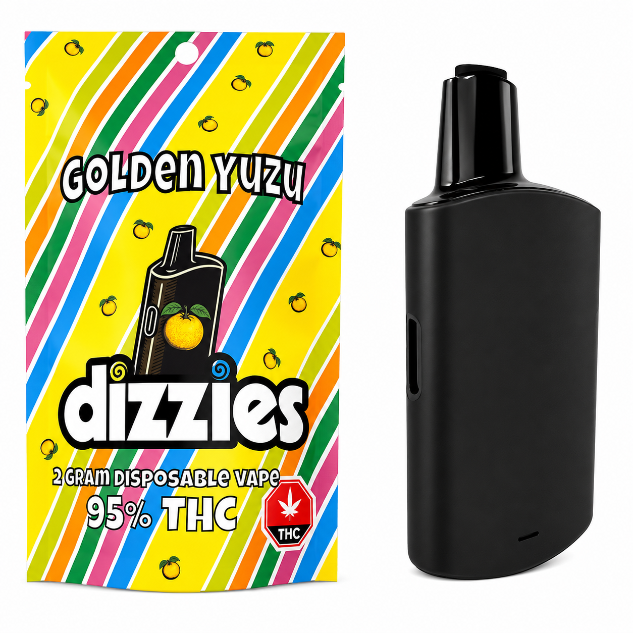 Dizzies Golden Yuzu CO₂ Distillate Vape - 2g