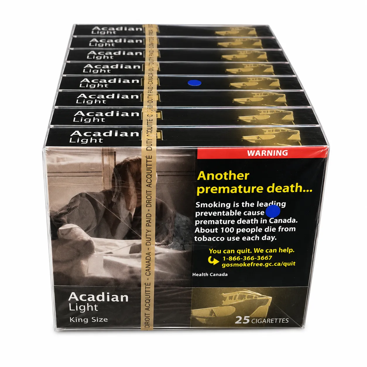 Acadian Light Cigarettes - Cartons