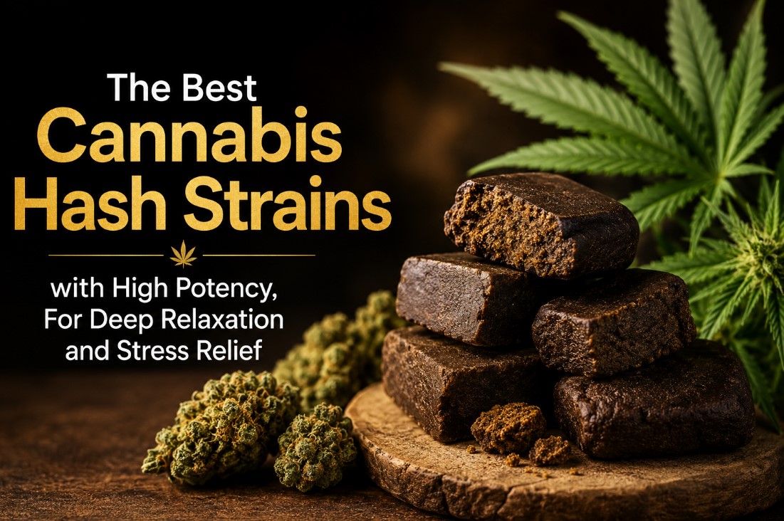 The Best Cannabis Hash Strains with High Potency, For Deep Relaxation and Stress Relief