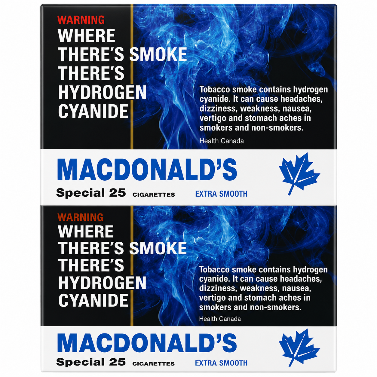 MacDonald's Extra Smooth 25's Cigarettes - Carton
