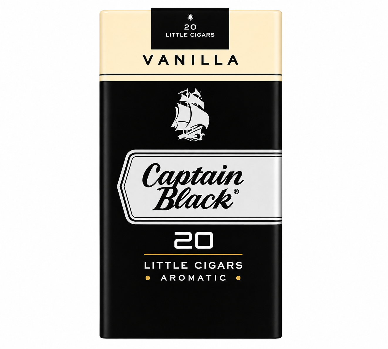 Captain Black Vanilla Cigars - Single Pack 20ct 