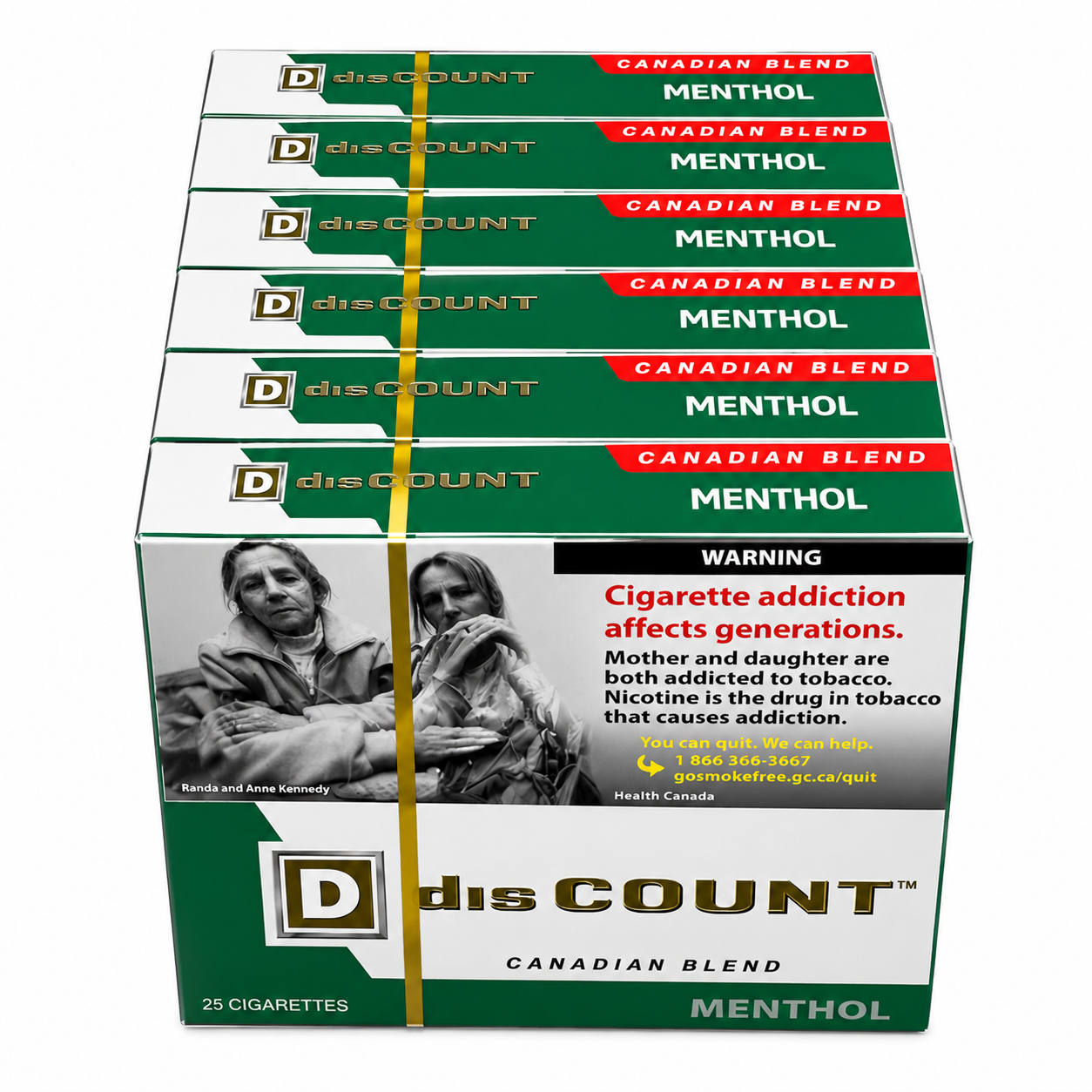 DisCOUNT Menthol 25's Cigarettes - Carton