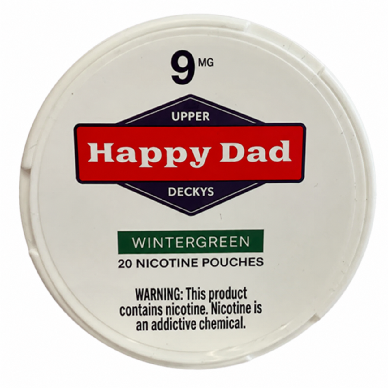 Happy Dad Nicotine Pouch - 9mg Wintergreen
