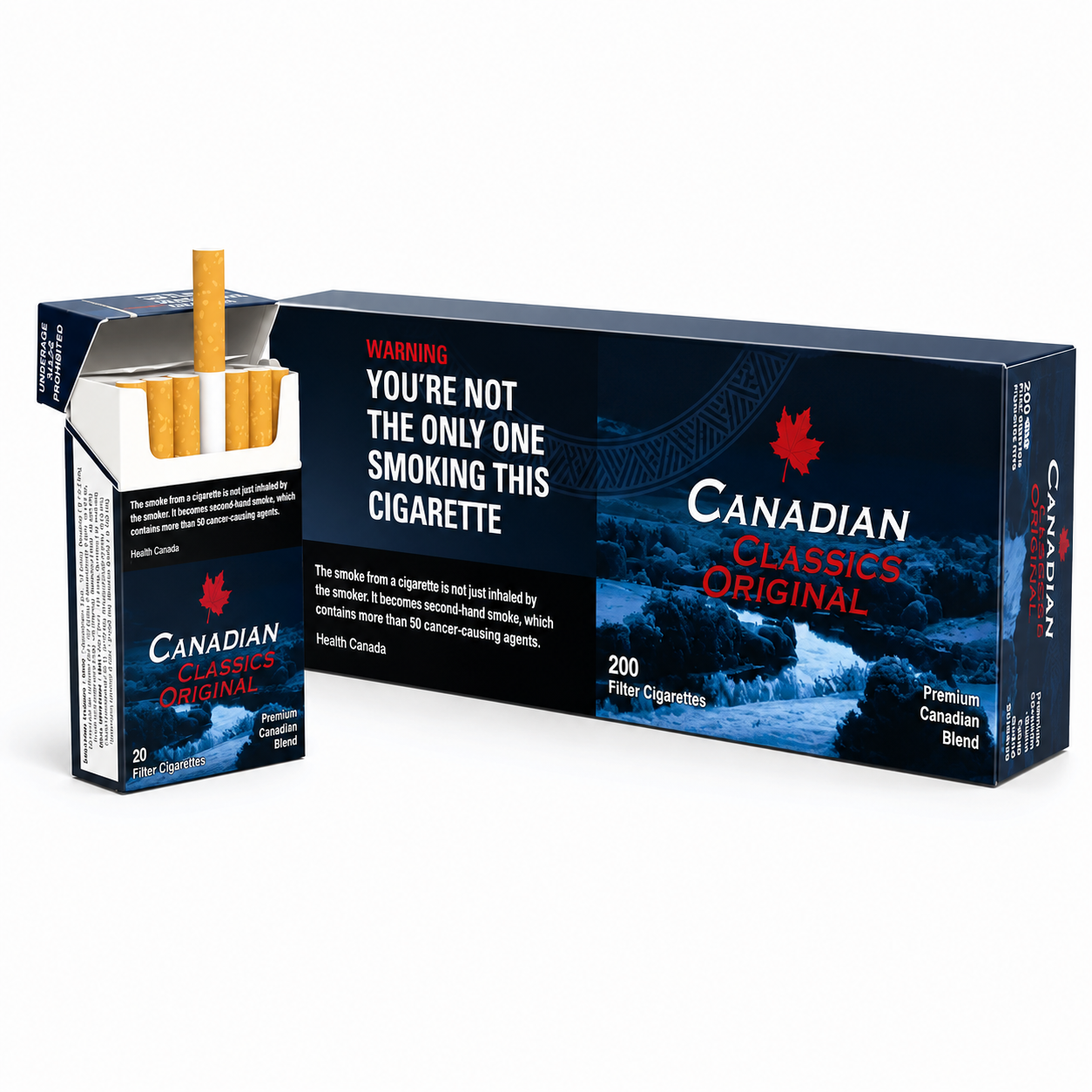 Canadian Classic Original 25's | CASE - 50 Cartons (BULK ORDER)