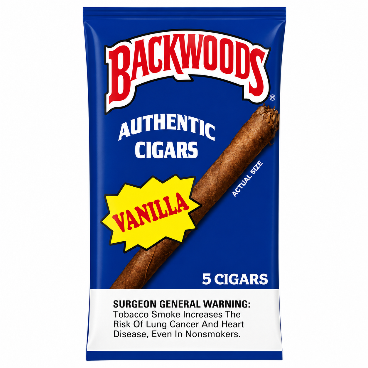 Backwoods Cigars 5-Pack Pouch - Vanilla