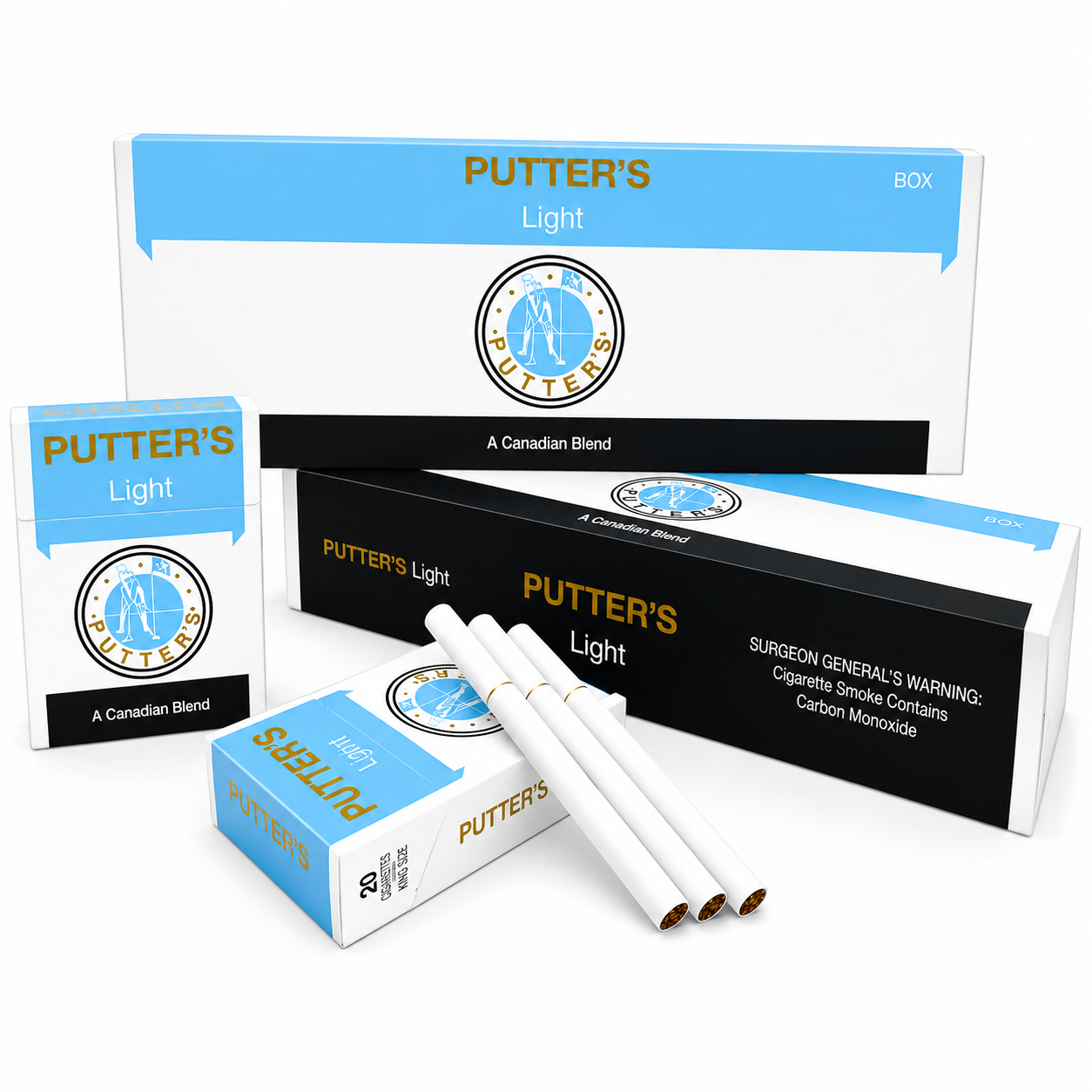 Putter's Light  20's - HALF CASE | 25 Cartons (BULK ORDER)