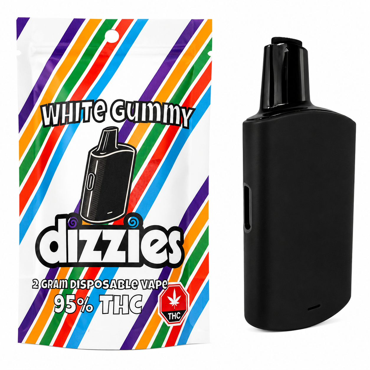 Dizzies White Gummy CO₂ Distillate Vape - 2g