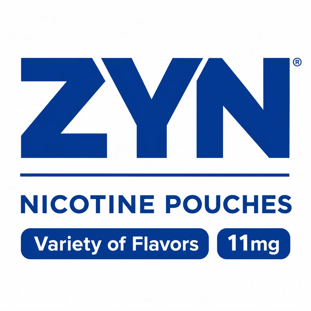 Zyn 11mg Nicotine Pouches - Variety of Flavors