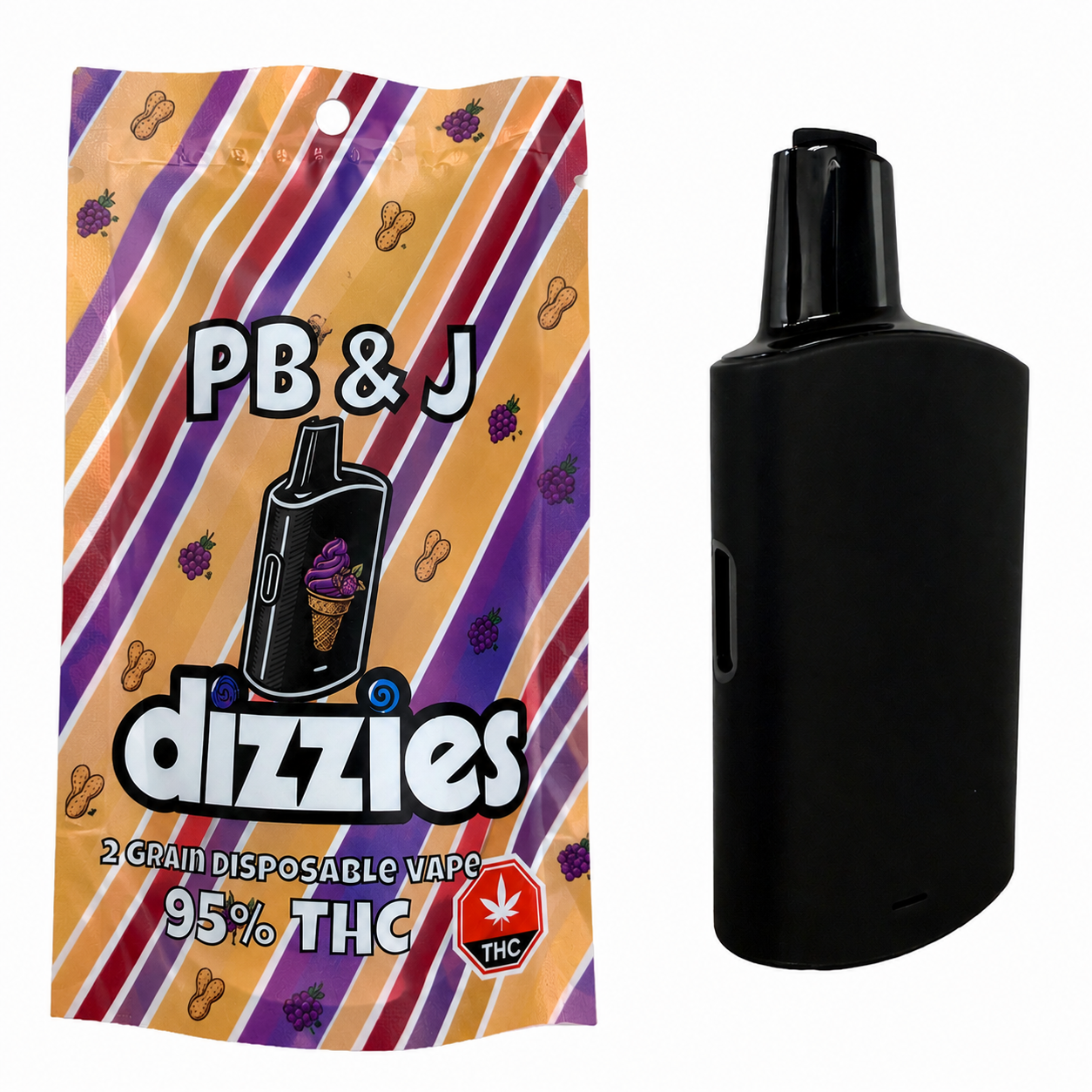 Dizzies Premium 2g Vape - PB & J