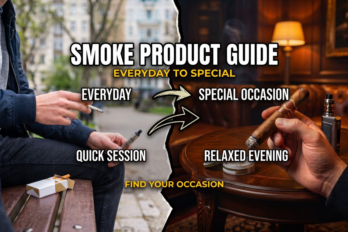 From Everyday Sessions to Special Occasions: How to Choose the Right Smoke Product