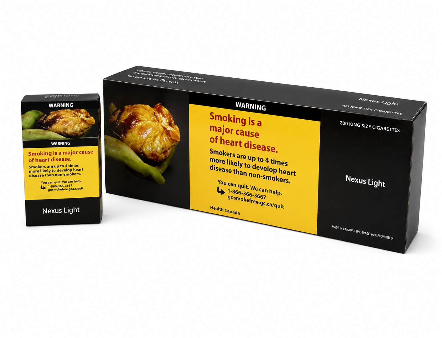 Nexus Light 20's Cigarettes - Carton