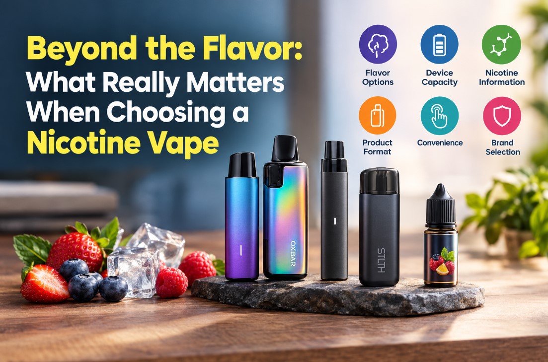 Beyond the Flavor: What Really Matters When Choosing a Nicotine Vape