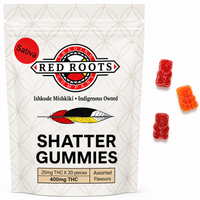 Red Roots Sativa Shatter Gummies - 400mg