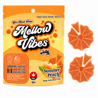 Mellow Vibes 1:1 (THC & CBD) Live Resin Gummies - 2000mg