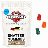 Red Roots Indica Shatter Gummies - 400mg