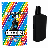 Dizzies Blue Raspberry Rush CO₂ Distillate Vape - 2g