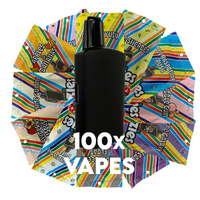 Dizzies Premium 2g CO₂ Distillate Vape - 100 Pack Bundle