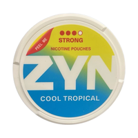 ZYN Slim Nicotine Pouches 11mg - Cool Tropical