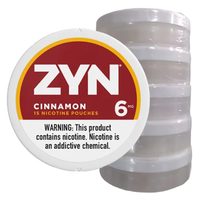 ZYN Nicotine Pouches 6mg (Closeout) - Cinnamon (5-Can Sleeve)