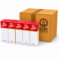 Pop n' Smoke Cherry Flavoured Slim Cigarettes - Case (30 Cartons)