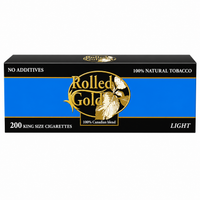 Rolled Gold Light 20’s Cigarettes - Carton