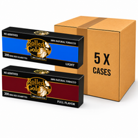 Rolled Gold Cigarettes Mix & Match Bundle - 5 Cases